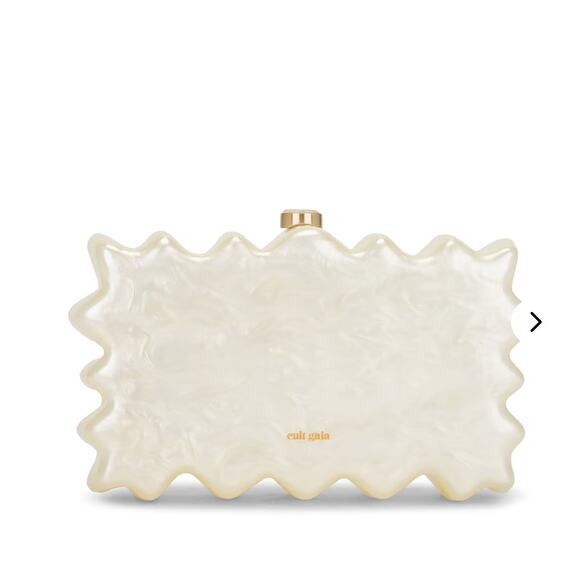 cult gaia Handbags - Cult Gaia Paloma Clutch in Ivory